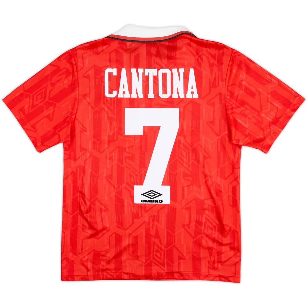 1992-94 Manchester United Home Shirt Cantona #7 - 9/10 - (S)