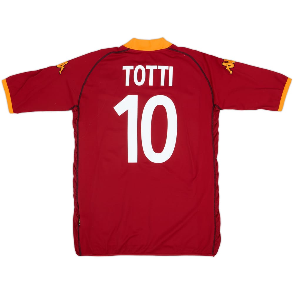 2002-03 Roma Home Shirt Totti #10 - 8/10 - (3XL)