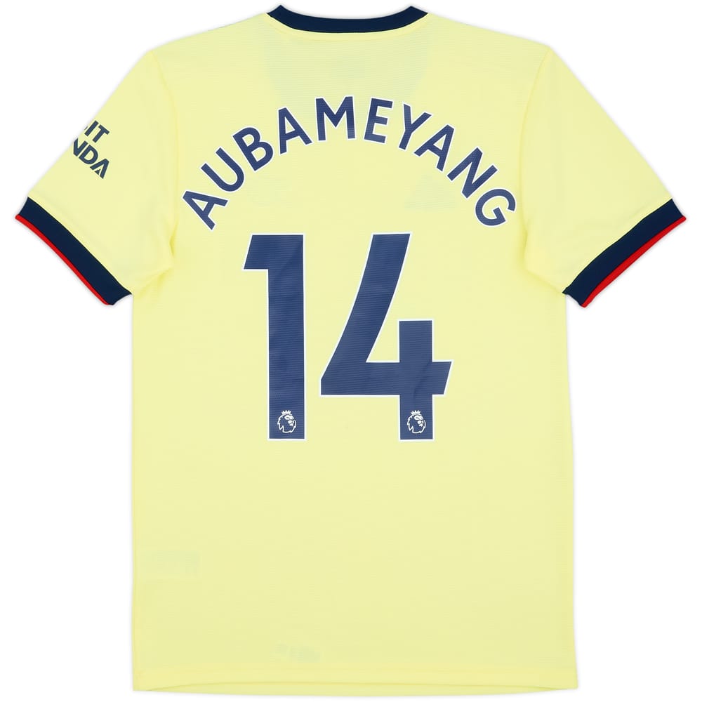 2021-22 Arsenal Away Shirt Aubameyang #14 (S)