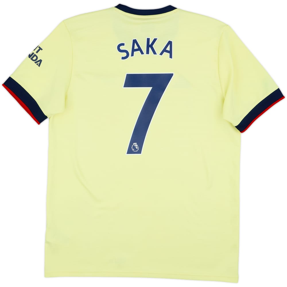 2021-22 Arsenal Away Shirt Saka #7 - 9/10 - (L)