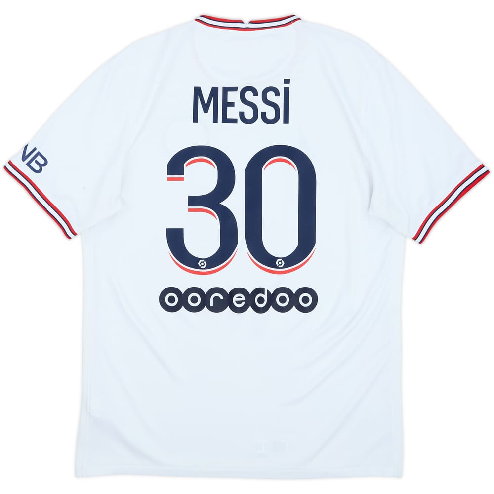 2021-22 Paris Saint-Germain Fourth Shirt Messi #30 - 8/10 - (M)