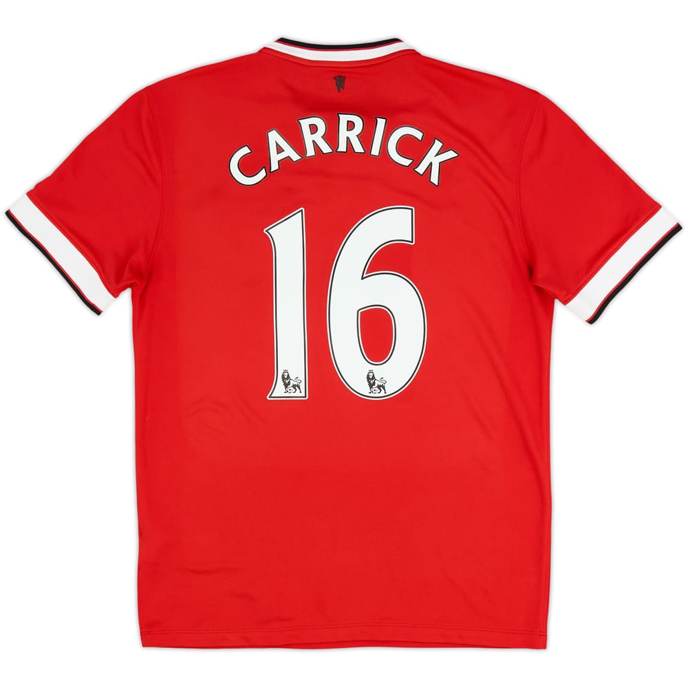 2014-15 Manchester United Home Shirt Carrick #16 - 6/10 - (M)
