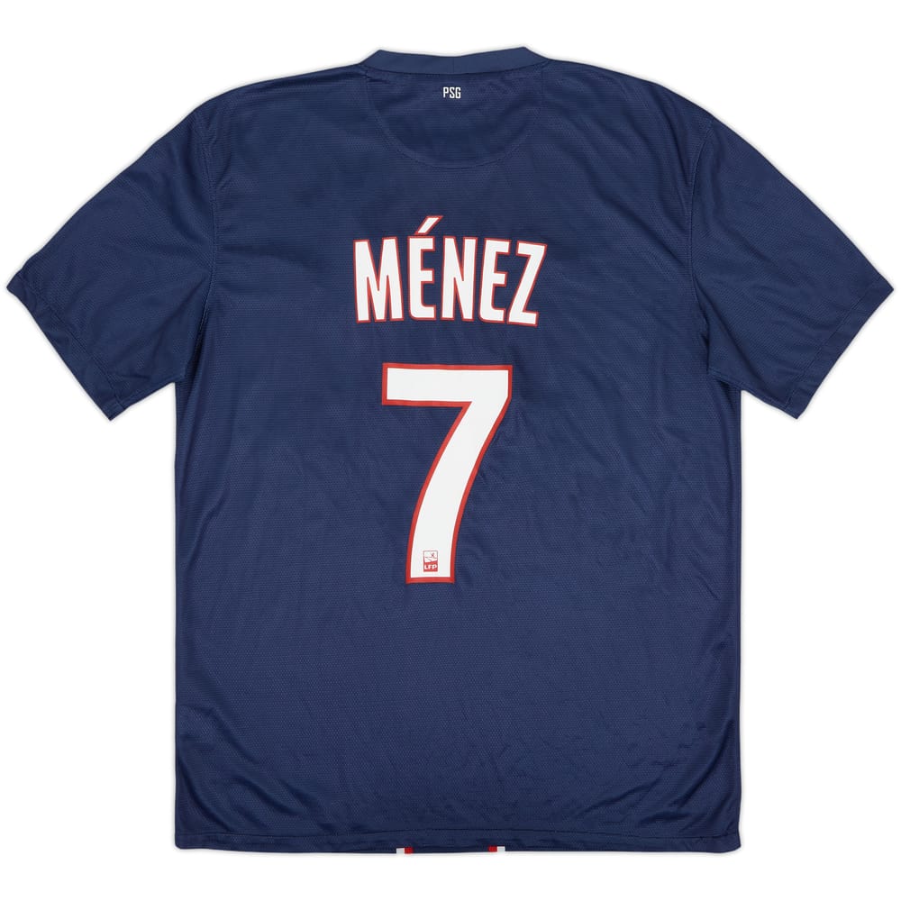 2012-13 Paris Saint-Germain Home Shirt Menez #7 - 5/10 - (M)