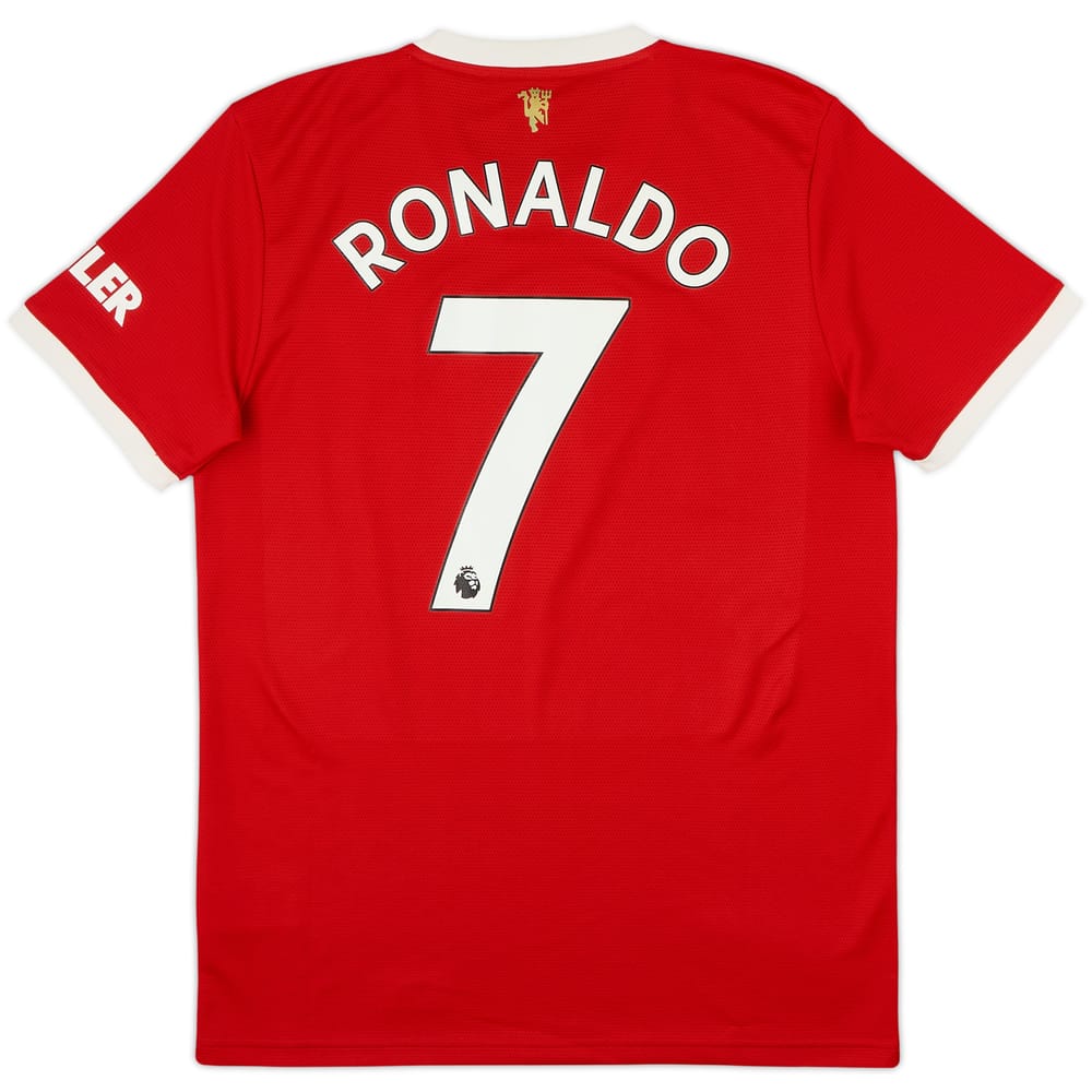 2021-22 Manchester United Home Shirt Ronaldo #7 - 8/10 - (M)