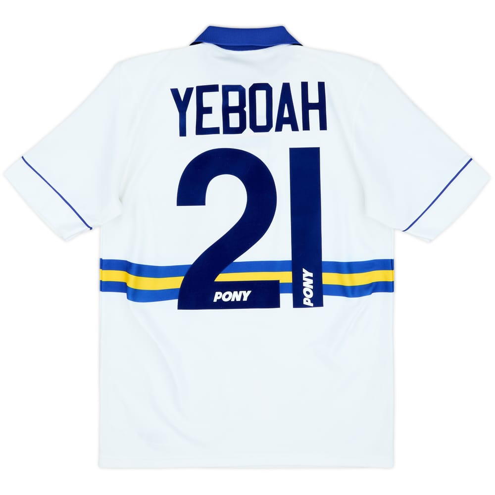 1993-95 Leeds United Camiseta Local Yeboah #21 - 8/10 - (S)
