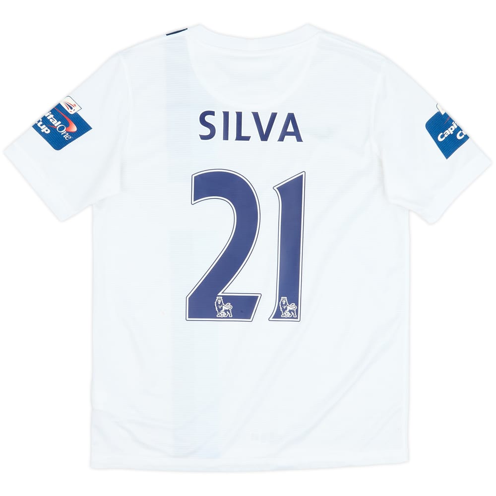 2013-14 Manchester City Third Shirt Silva #21 - 6/10 - (XL.Boys)