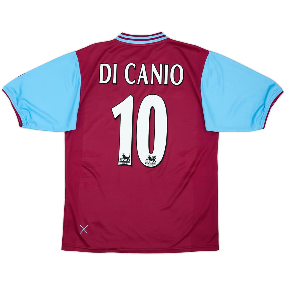 2001-03 West Ham Home Shirt Di Canio #10 - 7/10 - (M)