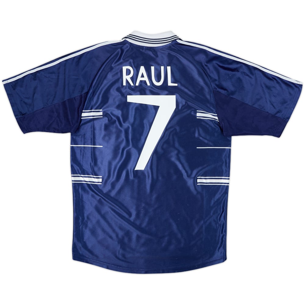 1998-99 Real Madrid Away Shirt Raul #7 - 8/10 - (M)