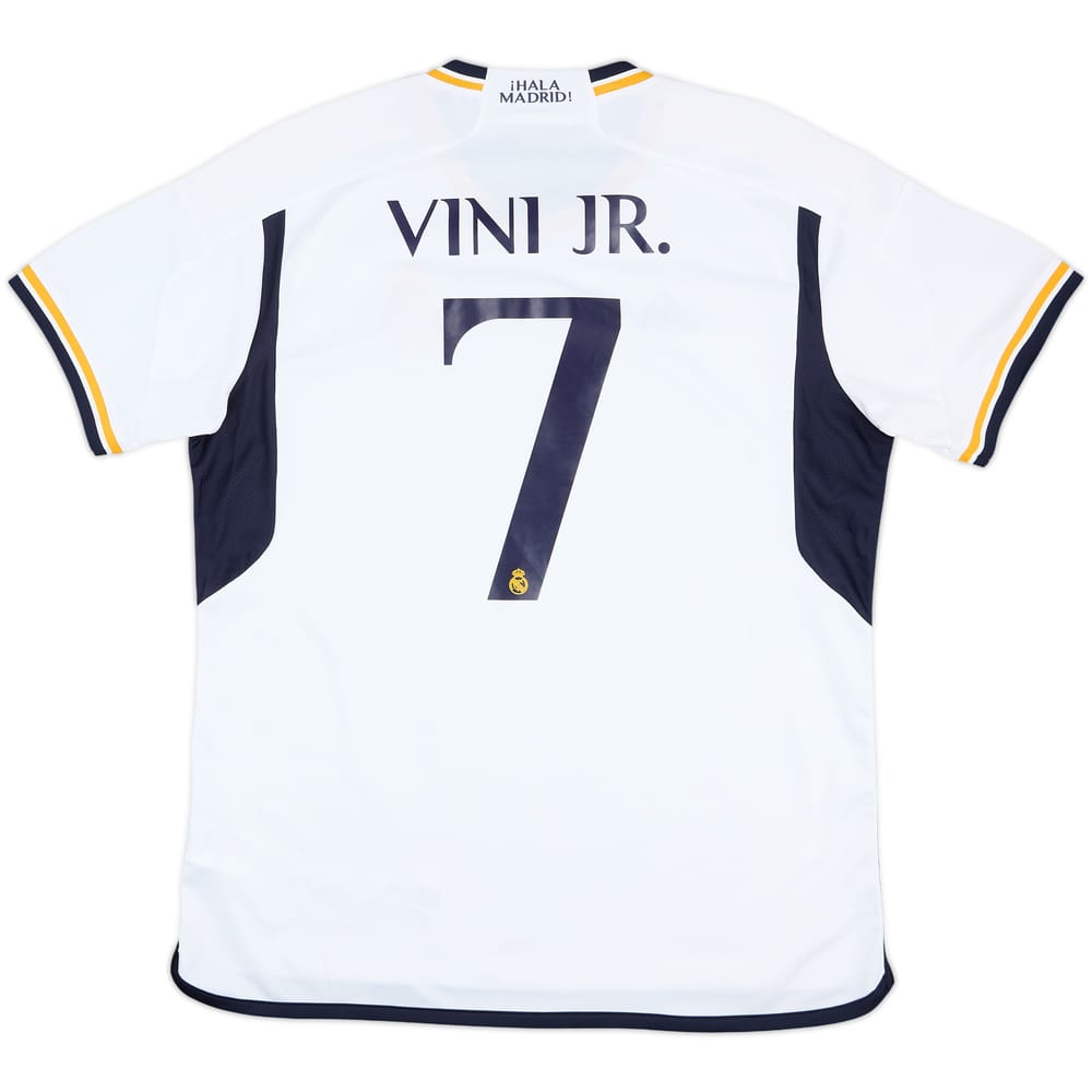 2023-24 Real Madrid Home Shirt Vini Jr #7 - 8/10 - (XL)
