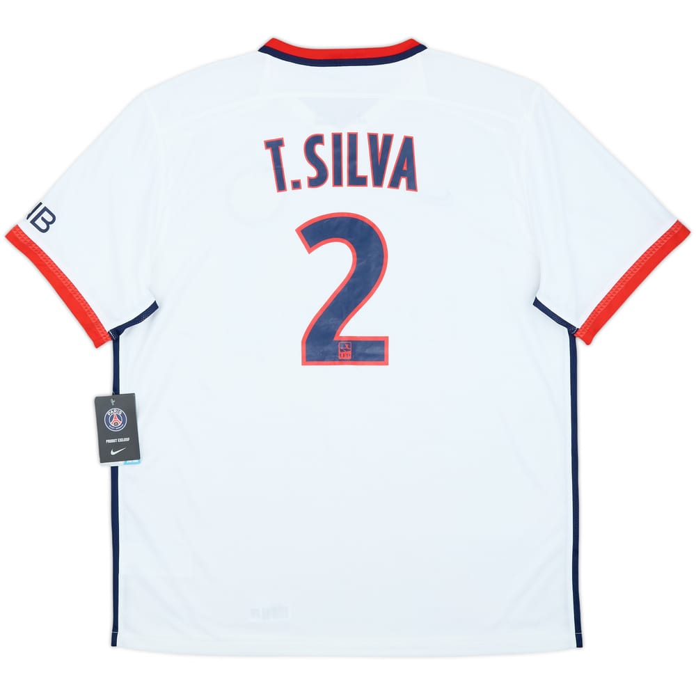 2015-16 Paris Saint-Germain Away Shirt T.Silva #2 (XL)