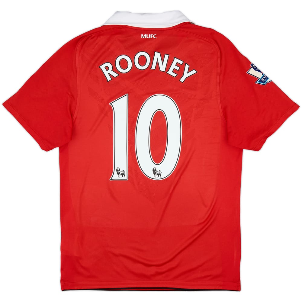 2010-11 Manchester United Home Shirt Rooney #10 - 8/10 - (S)