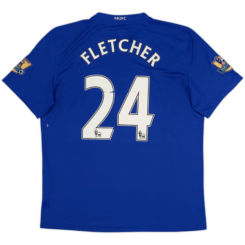 2008-09 Manchester United Third Shirt Fletcher #24 - 5/10 - (L)