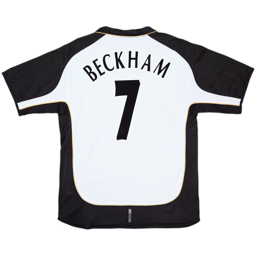 2001-02 Manchester United Centenario Camiseta de visitante/tercera Beckham #7 - 5/10 - (XL)