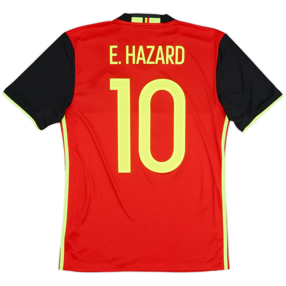 2016-17 Belgium Home Shirt E. Hazard #10 - 10/10 - (S)