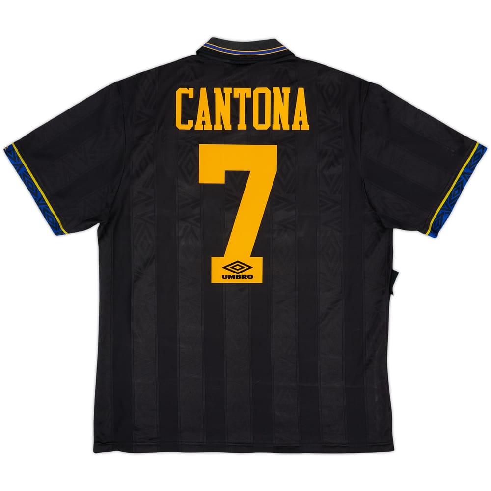 1993-95 Manchester United Away Shirt Cantona #7 - 7/10 - (L)