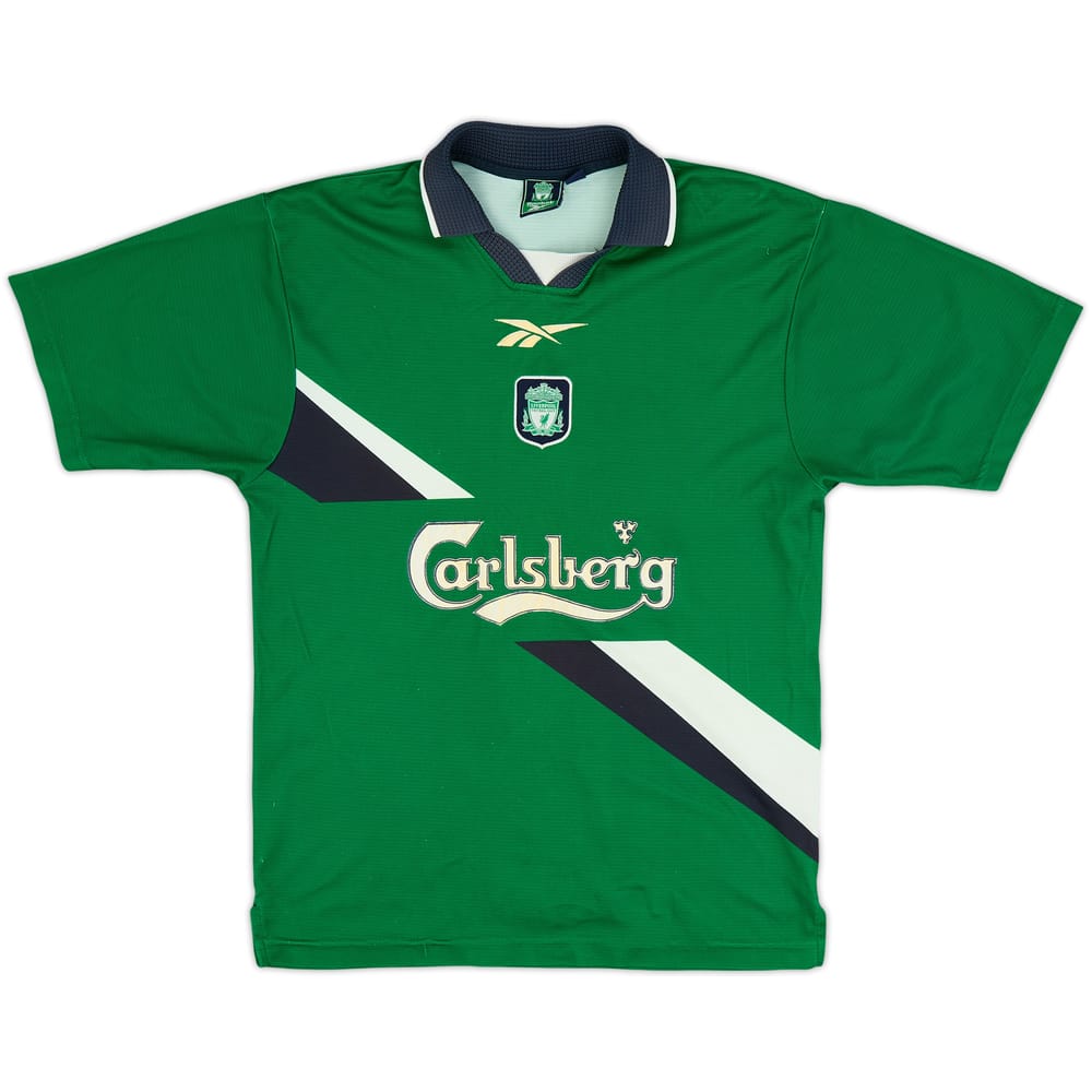 1999-00 Liverpool Away Shirt - 6/10 - (Y)