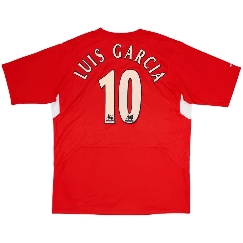 2004-06 Liverpool Home Shirt Luis Garcia #10 - 4/10 - (L)