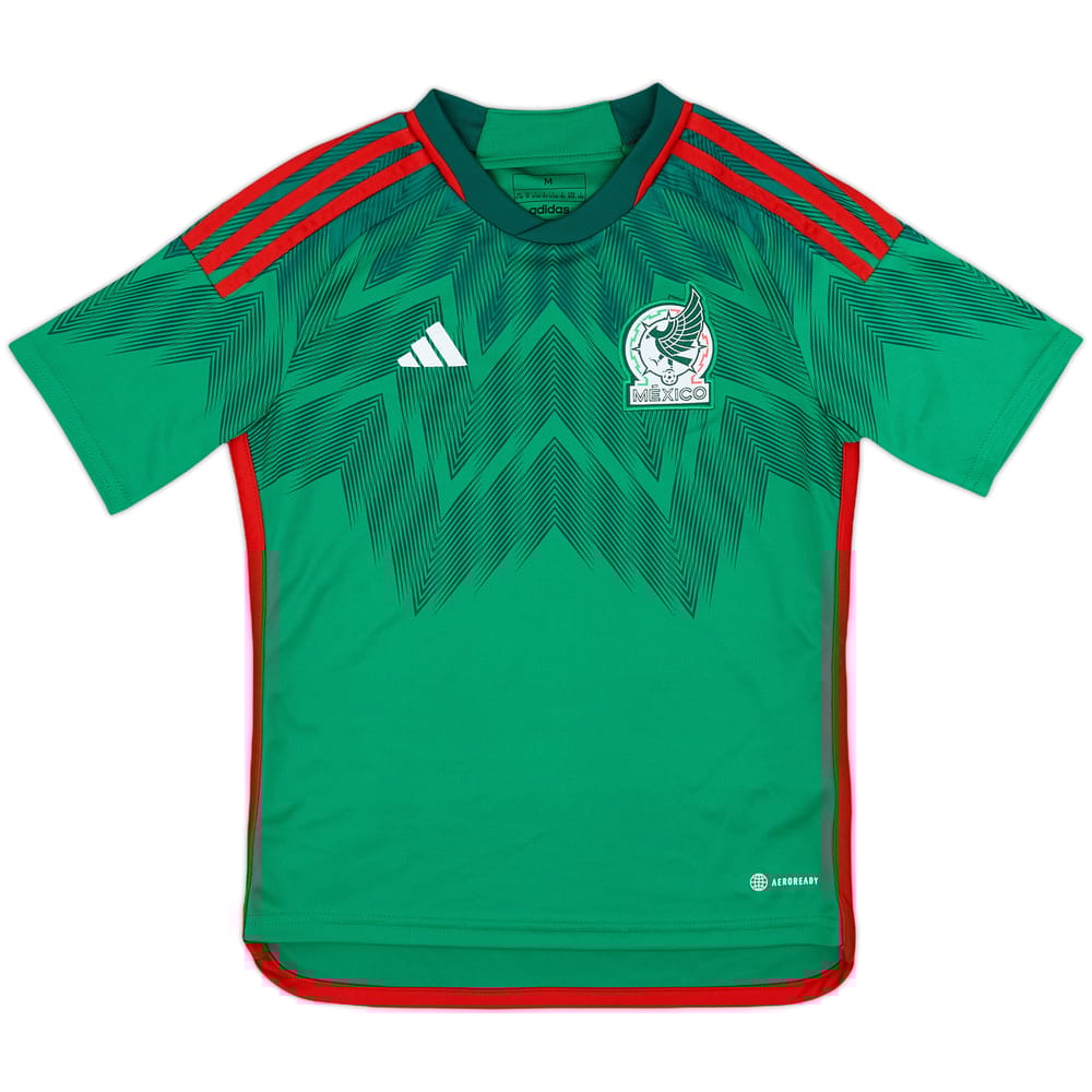 2022 Mexico Home Shirt - 10/10 - (M.Boys)