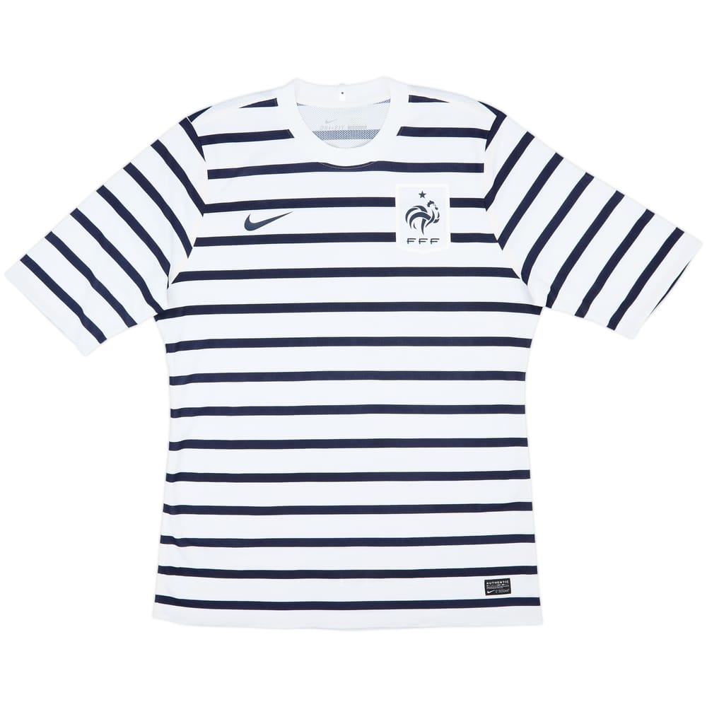 2011-12 France Authentic Away Shirt - 8/10 - (XL)