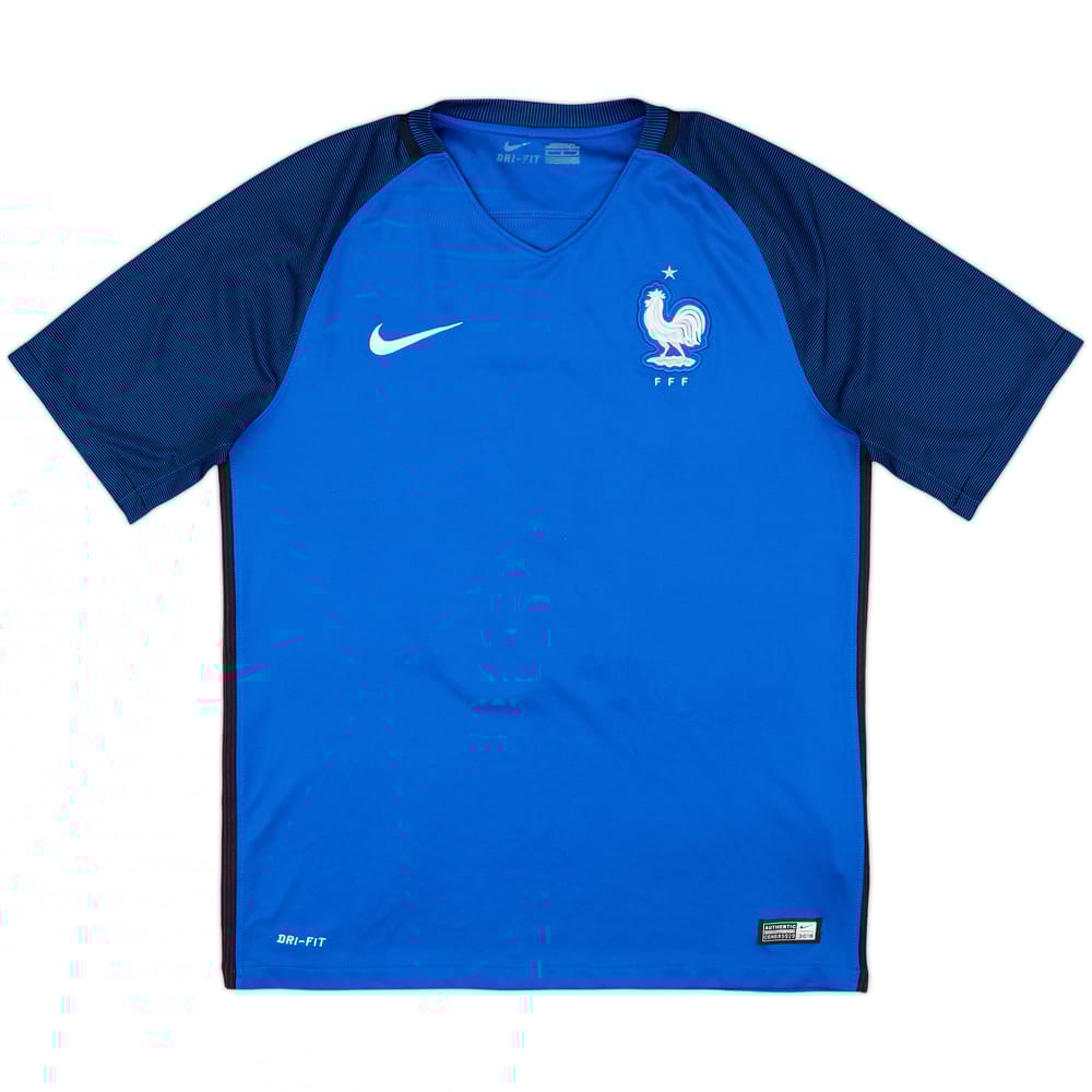 2016-17 France Home Shirt Pogba #15 - 4/10 - (M)