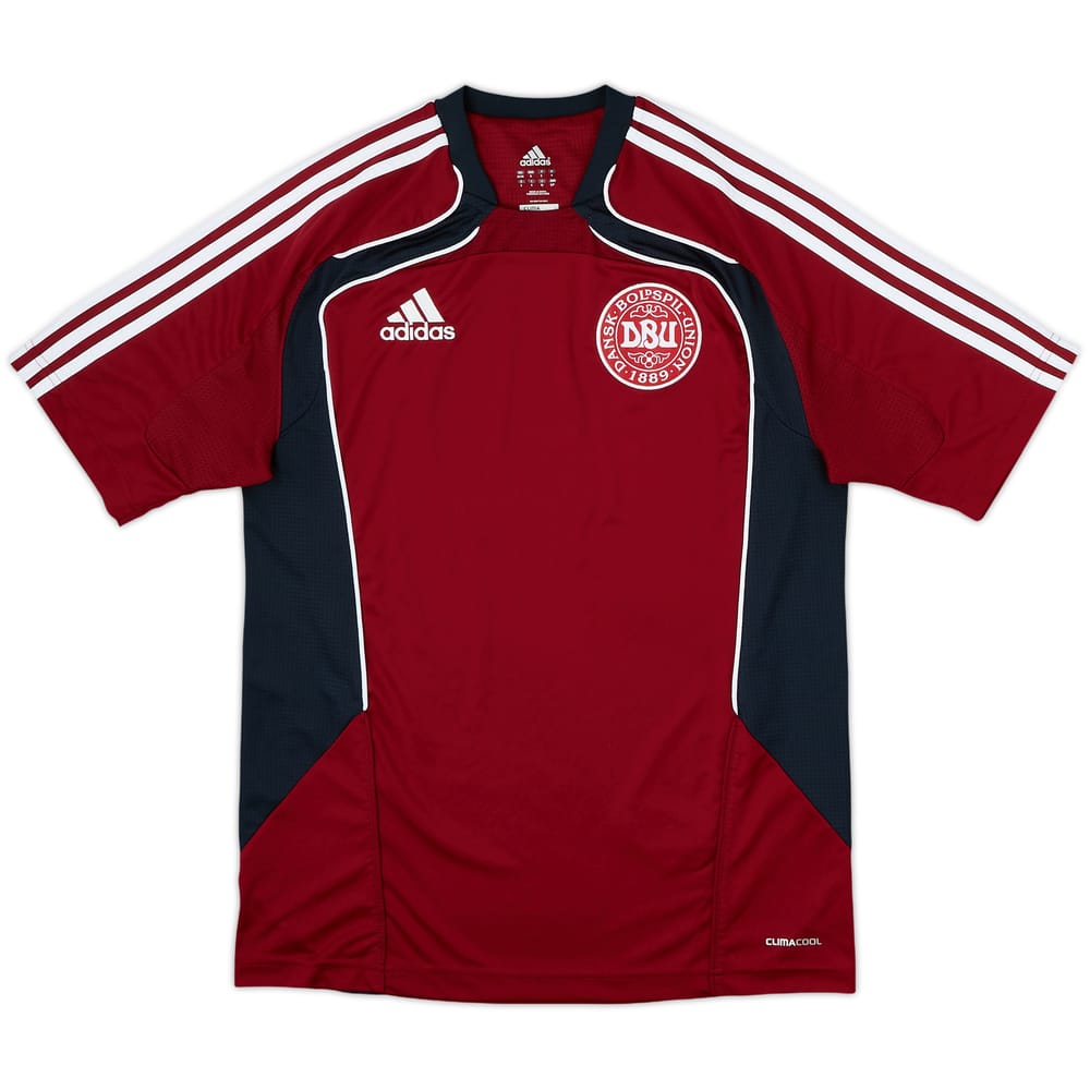 2010-11 Denmark adidas Training Shirt - 9/10 - (S)