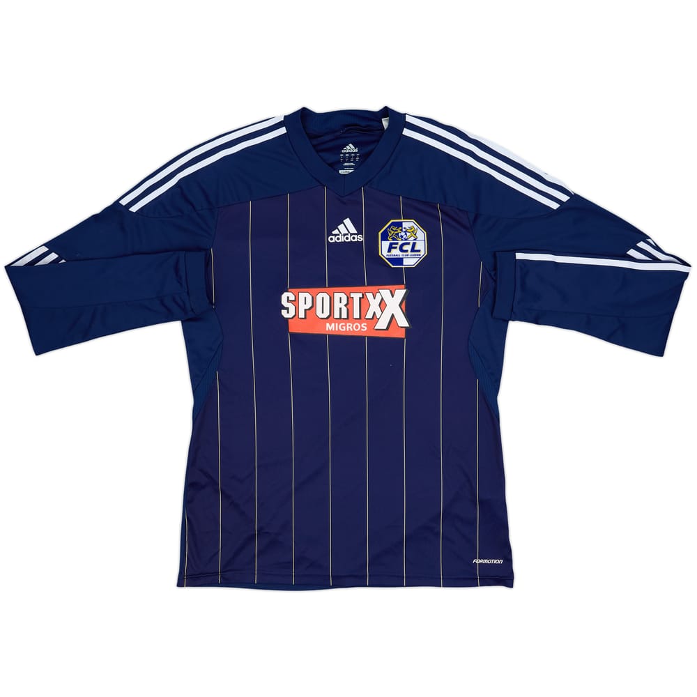 2011-12 Luzern Youth Match Issue Home L/S Shirt #16