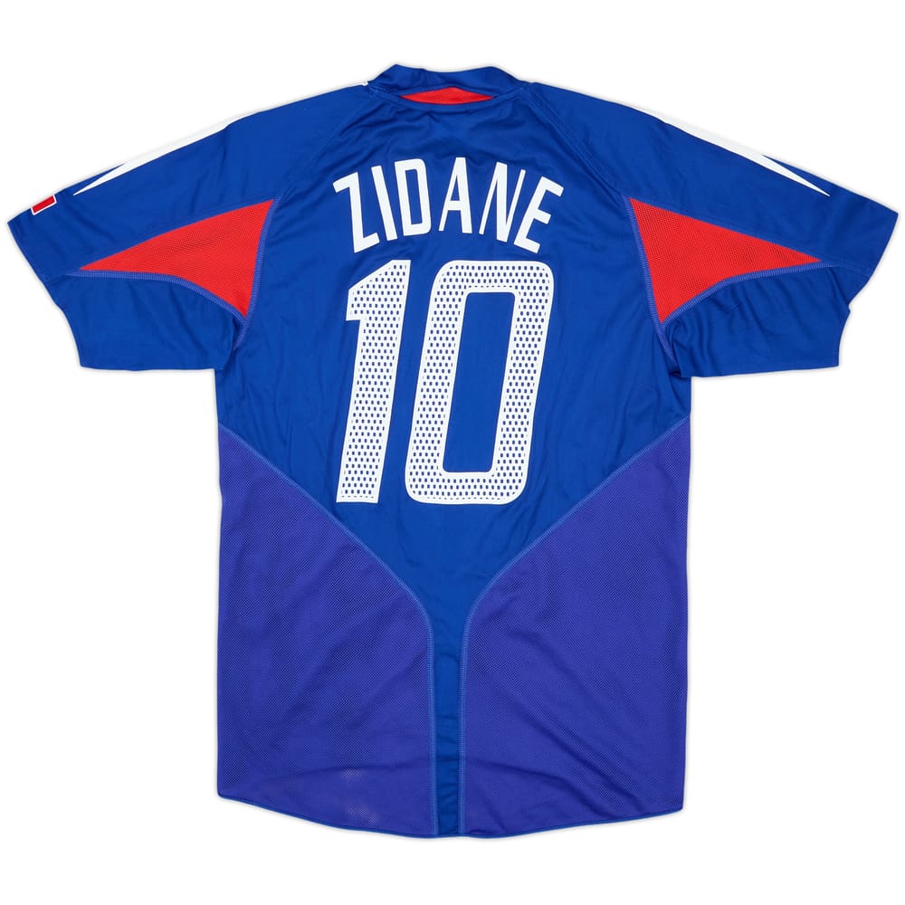 2004-06 France Home Shirt Zidane #10 - 9/10 - (S)