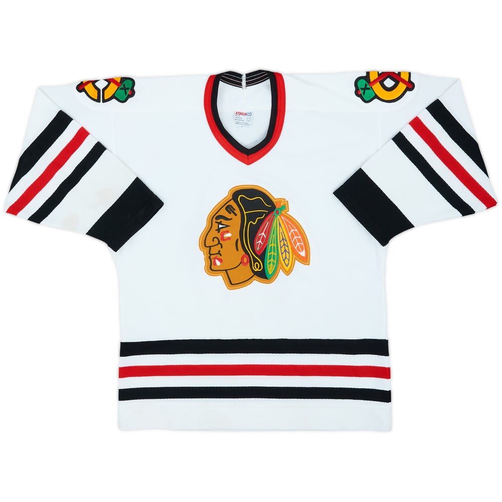 1995-98 Chicago Blackhawks CCM Signed Home Jersey - 9/10 - (XL.Boys)