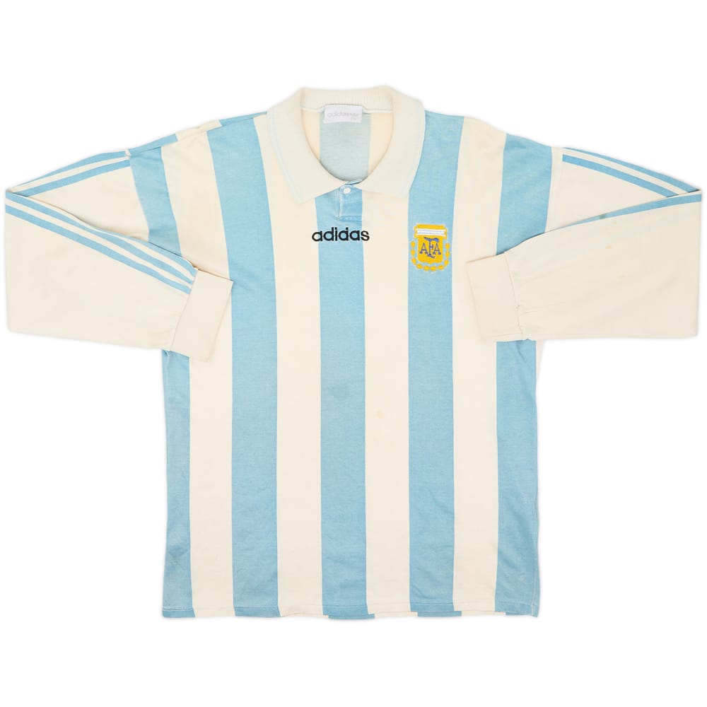 1994 Argentina Home L/S Shirt - 5/10 - (XL)