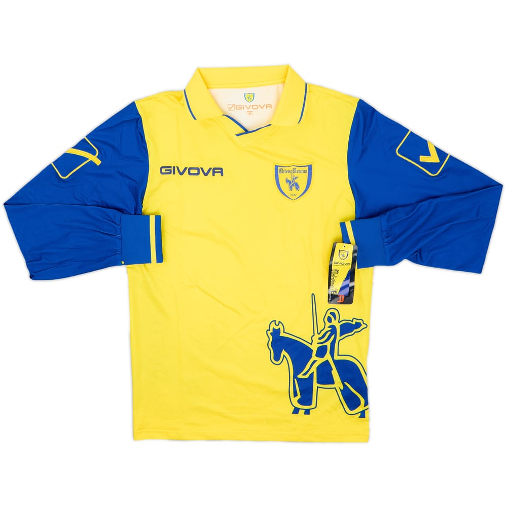 2010-11 Chievo Verona Home L/S Shirt (M)