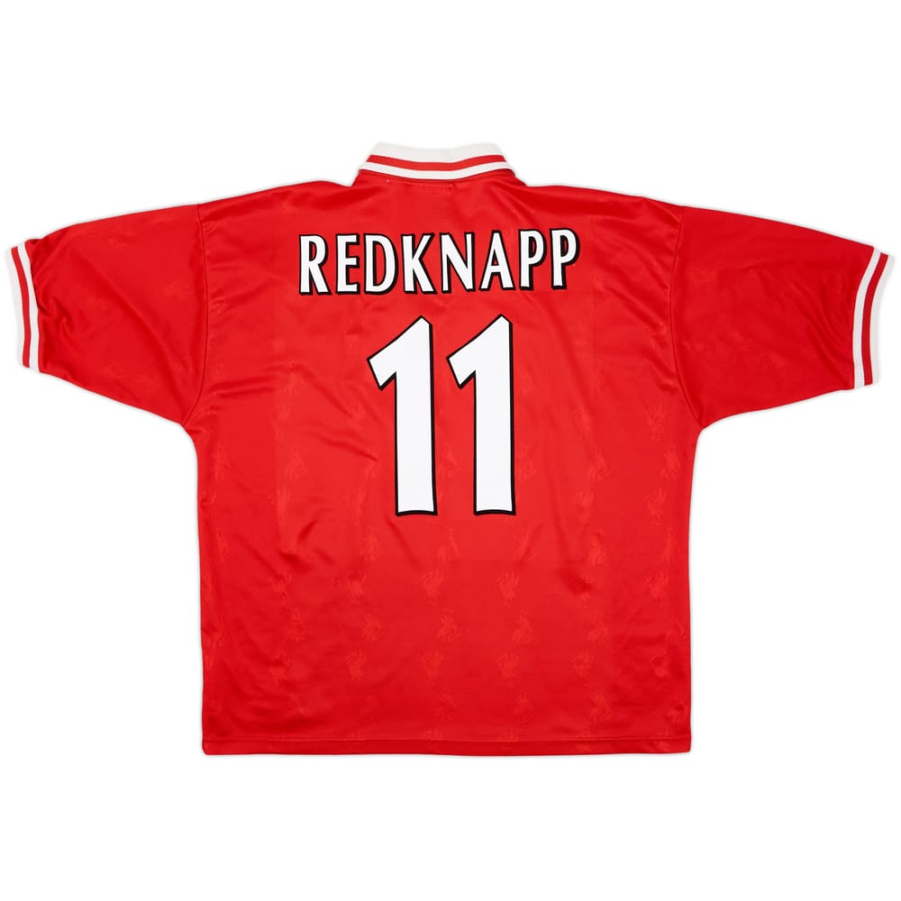 1996-98 Liverpool Home Shirt Redknapp #11 - 6/10 - (XL)