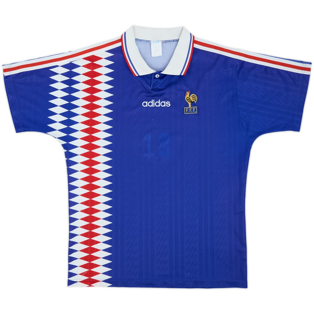 1994-96 France Home Shirt - 4/10 - (L)