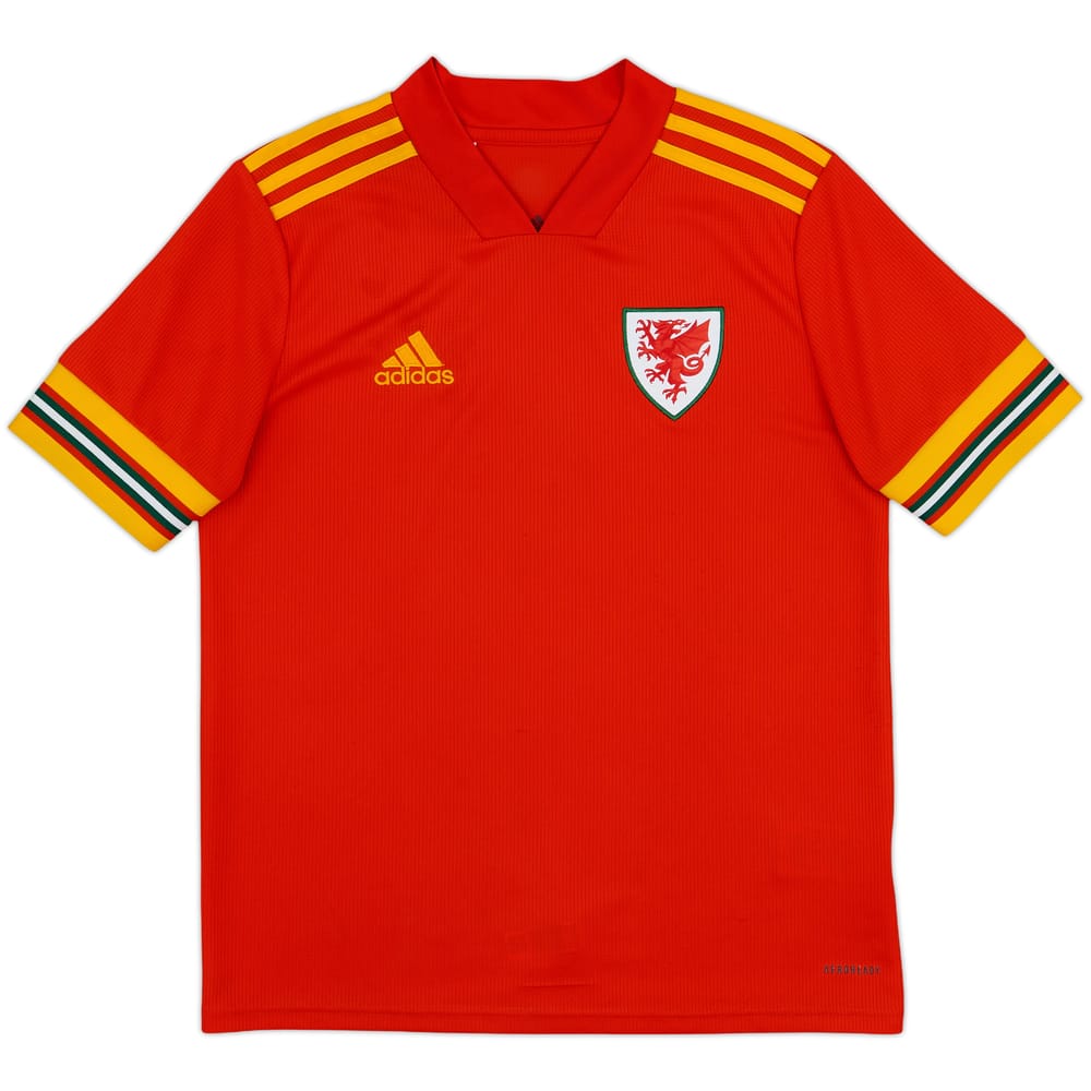 2020-21 Wales Home Shirt - 10/10 - (L.Boys)