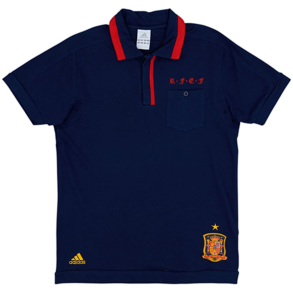 2010-11 Spain adidas Polo Shirt - 8/10 - (S)