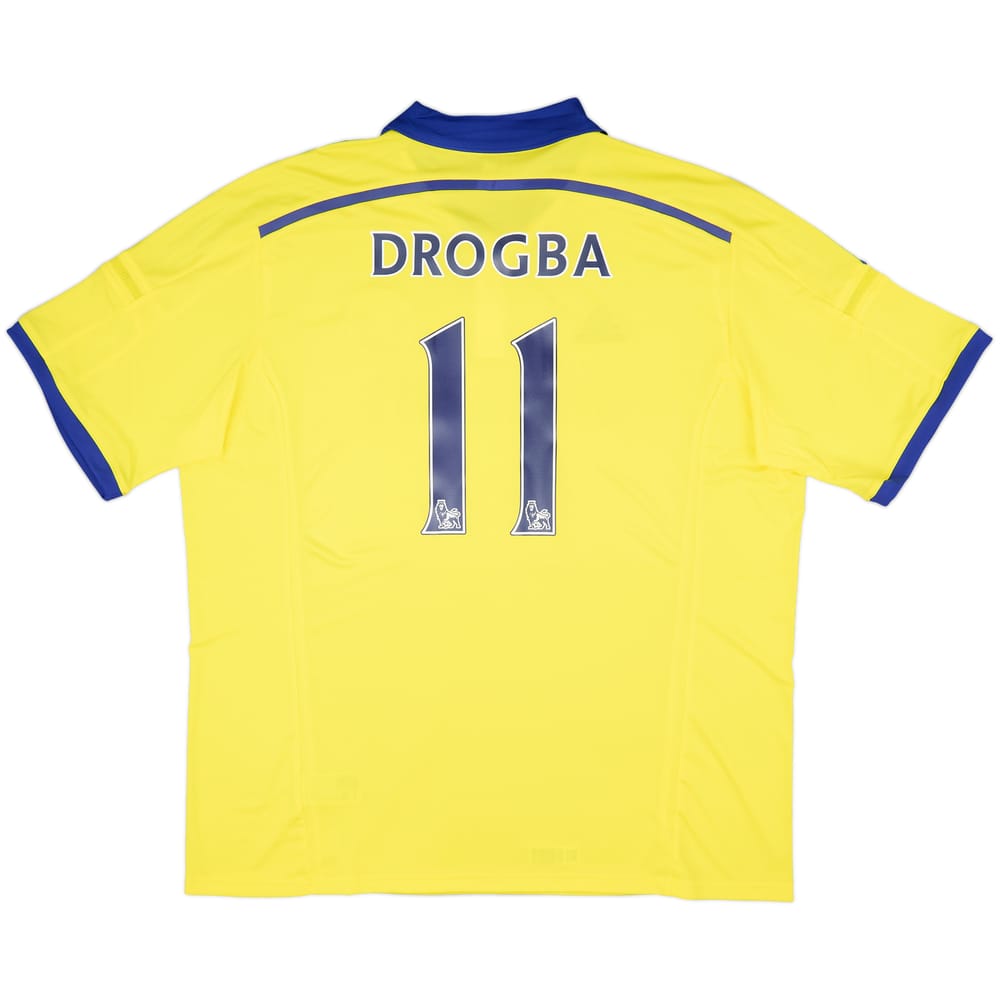 2014-15 Chelsea Away Shirt Drogba #11 (XXL)