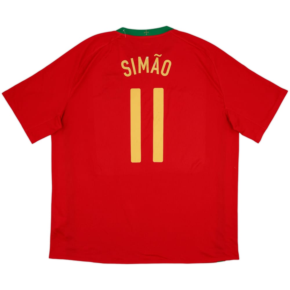2008-10 Portugal Home Shirt Simao #11 (XXL)