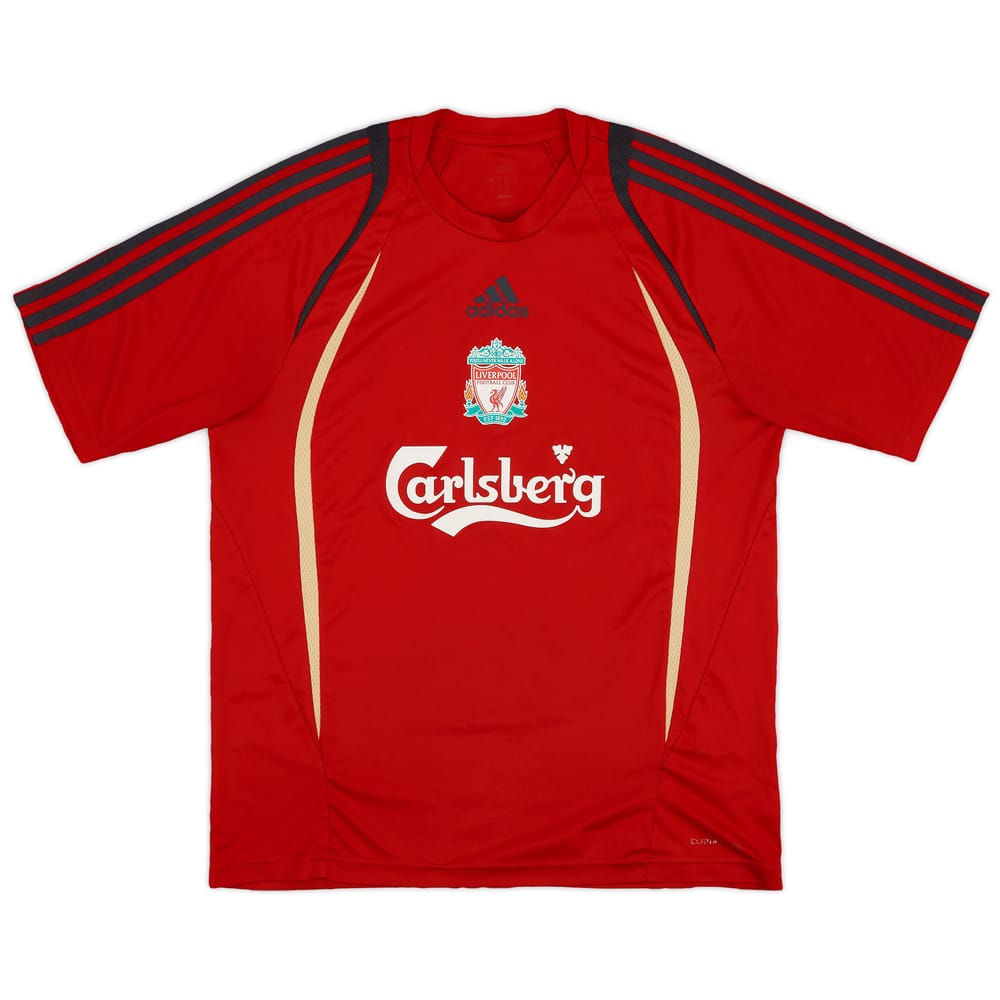 2009-10 Liverpool adidas Training Shirt - 9/10 - (L)