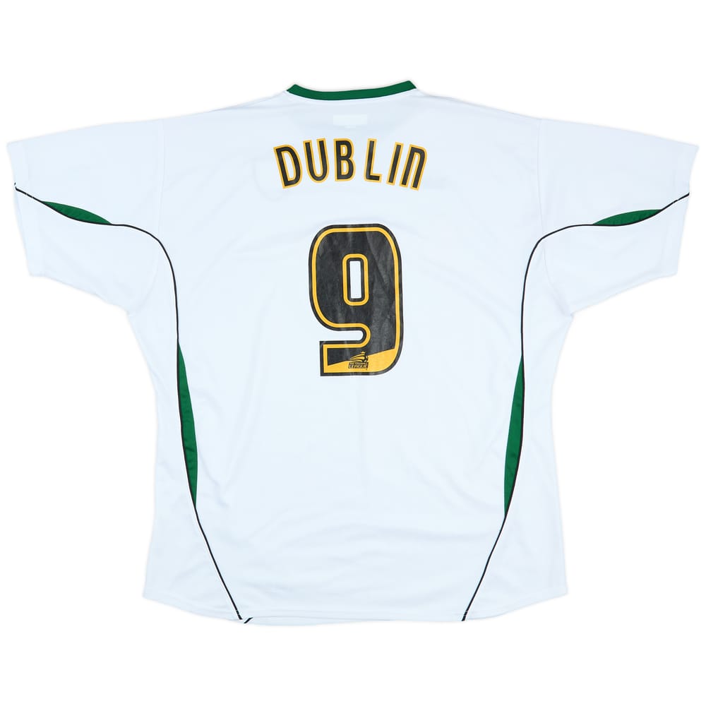 2006-07 Norwich Away Shirt Dublin #9 - 5/10 - (3XL)