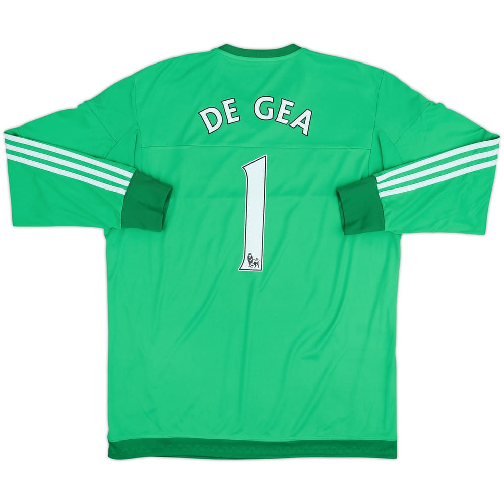 2015-16 Manchester United GK Shirt De Gea #1 - 7/10 - (XL)