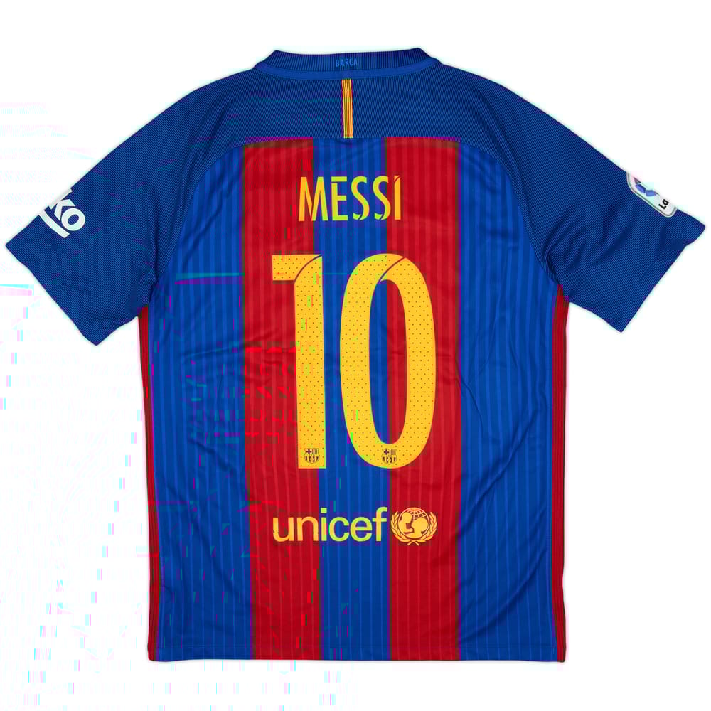2016-17 Barcelona Home Shirt Messi #10 - 8/10 - (M)