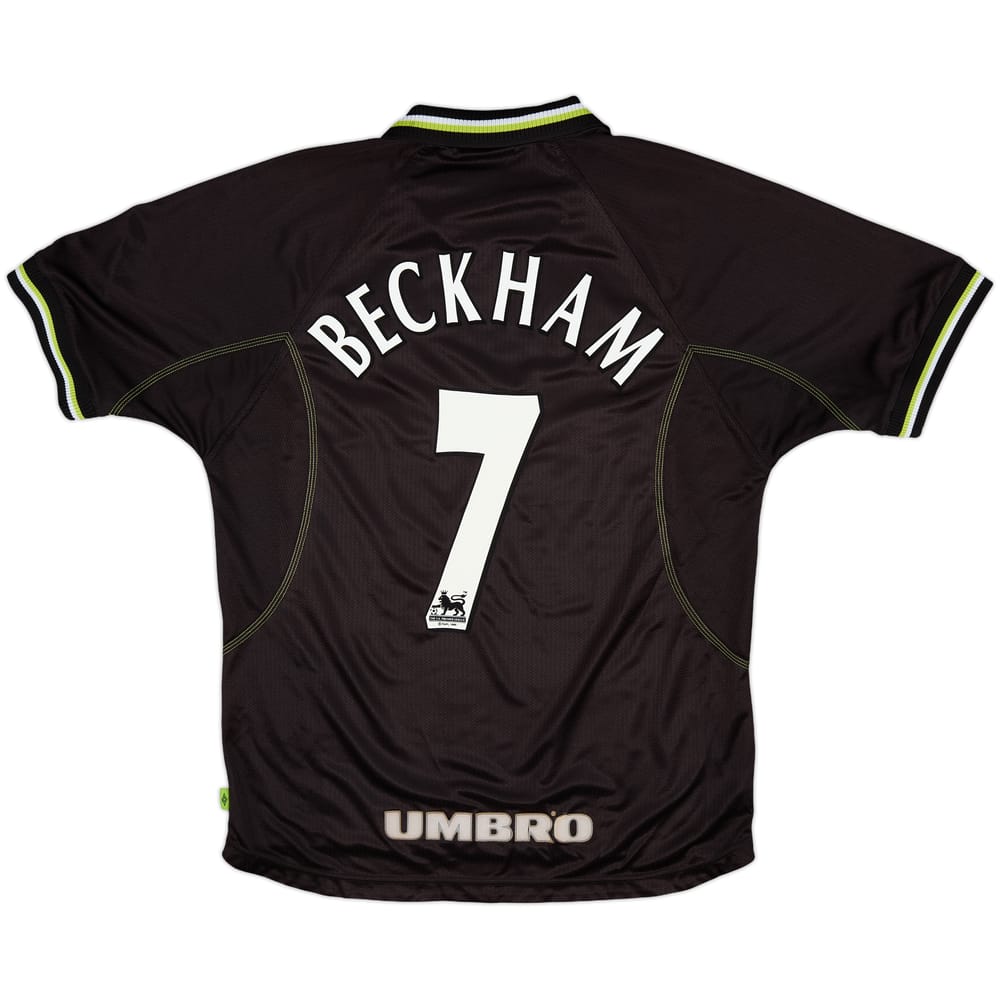 1998-99 Manchester United Third Shirt Beckham #7 - 8/10 - (L)