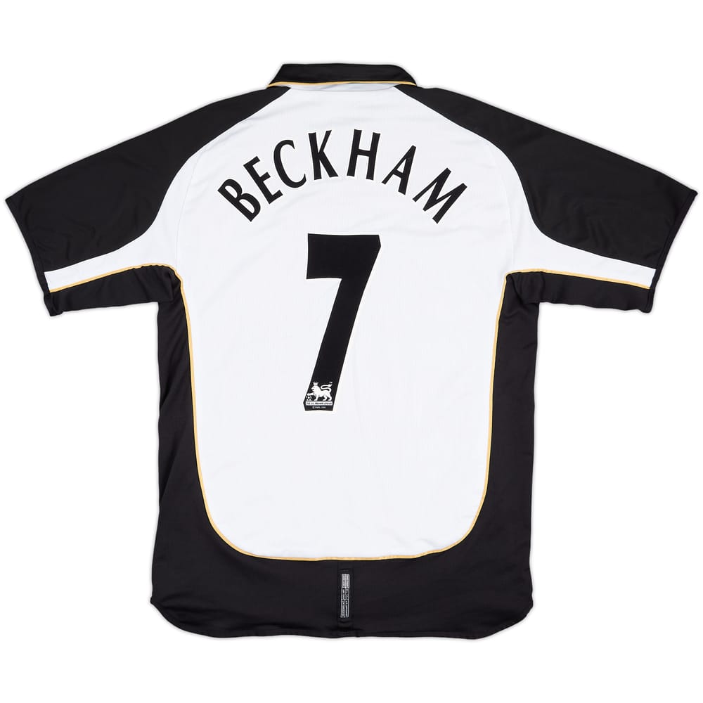 2001-02 Manchester United Centenary Away/Third Shirt Beckham #7 - 8/10 - (L)