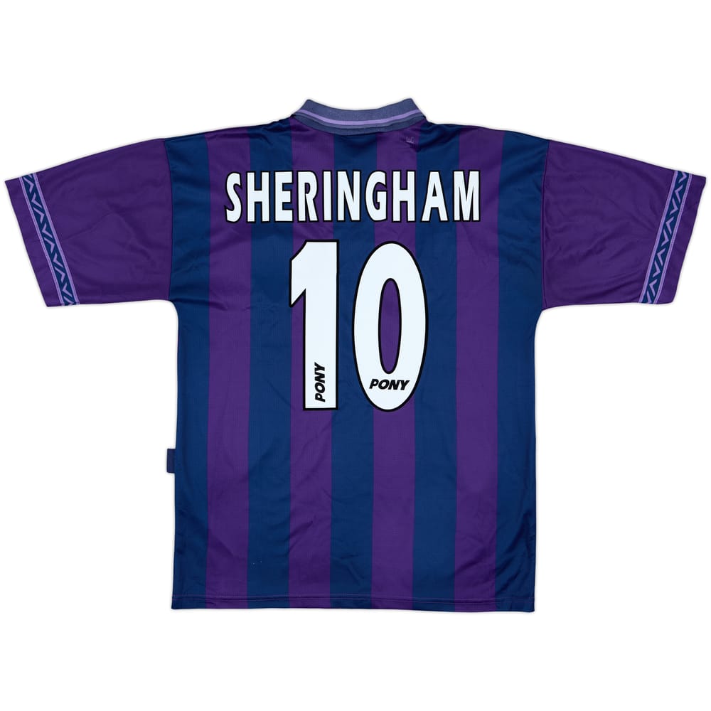 1995-97 Tottenham Away Shirt Sheringham #10 - 6/10 - (L)