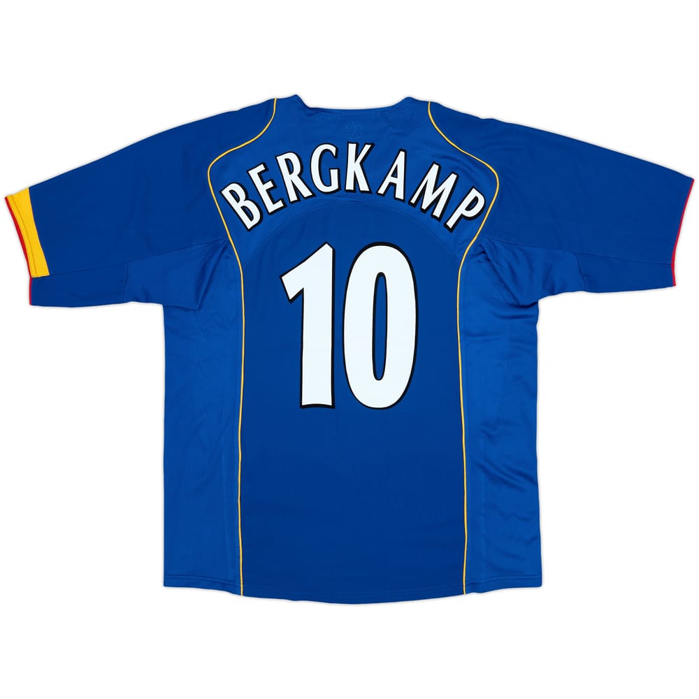 2004-06 Arsenal Away Shirt Bergkamp #10 - 8/10 - (L)