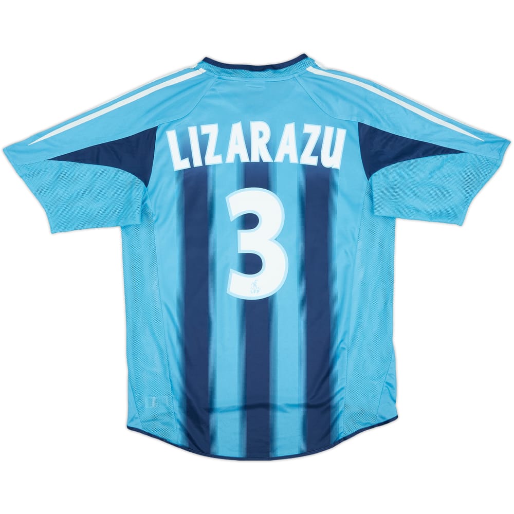 2004-05 Olympique Marseille Away Shirt Lizarazu #3 - 6/10 - (S)
