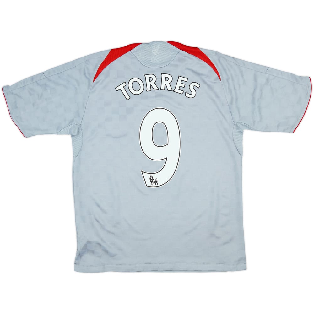 2008-09 Liverpool Away Shirt Torres #9 - 8/10 - (XL.Boys)
