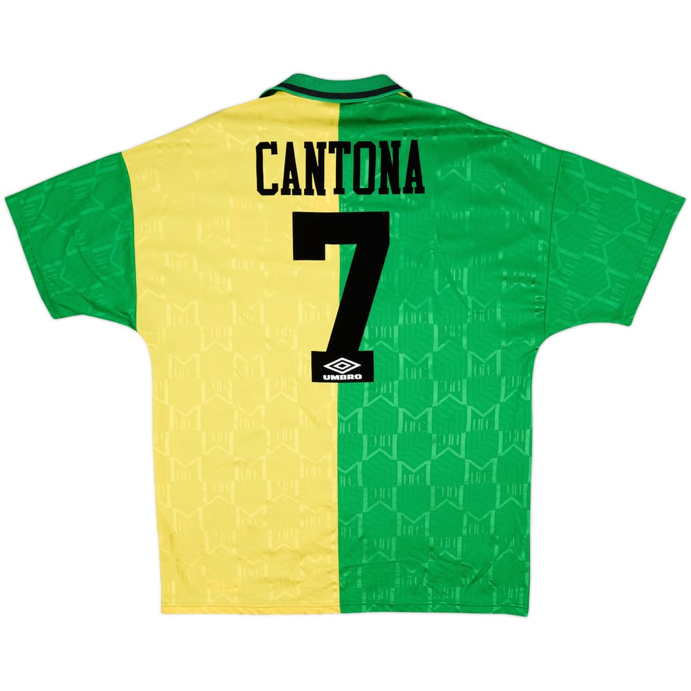 1992-94 Manchester United Third Shirt Cantona #7 - 8/10 - (XL)