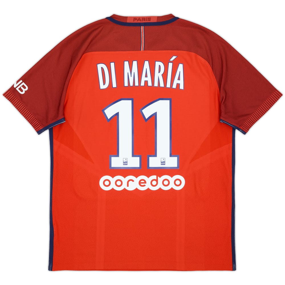 2016-17 Paris Saint-Germain Authentic Away Di Maria #11 - 8/10 - (L)