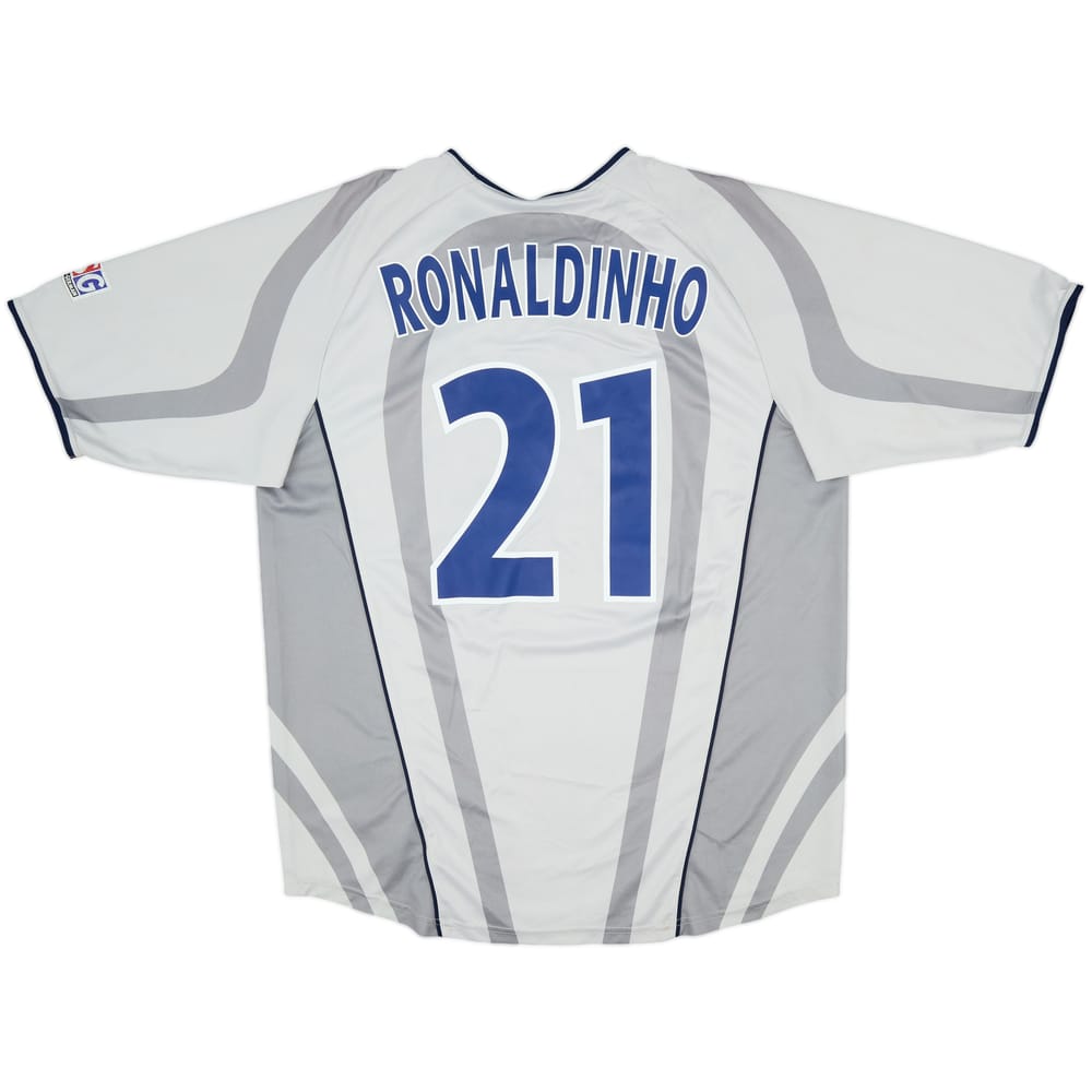 2001-02 Paris Saint-Germain Away Shirt Ronaldinho #21 - 8/10 - (XL)