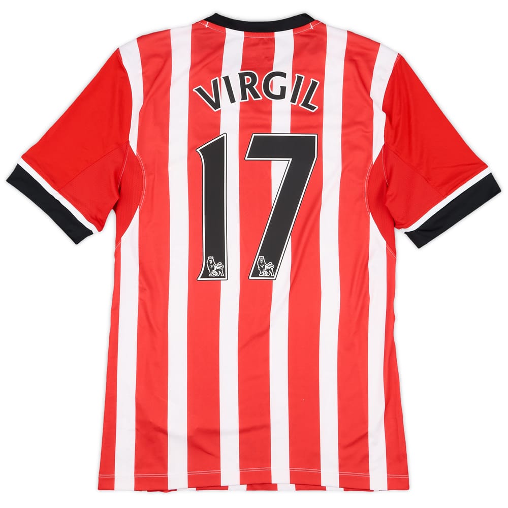 2016-17 Southampton Home Shirt Virgil #17 - 9/10 - (M)